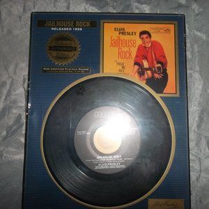 ELVIS PRESLEY "JAILHOUSE ROCK"-45RPM-#3 OF 90 COLLECTION SERIES-ALL REAL&PERFECT